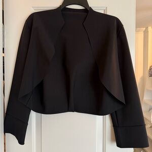 Chiara Boni Black Mativel short Bolero jacket